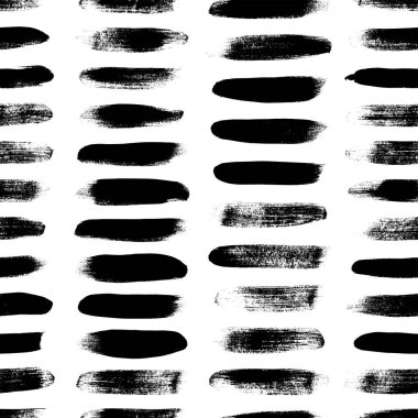 Grunge çizgi çizgileri vektörsüz desen. 