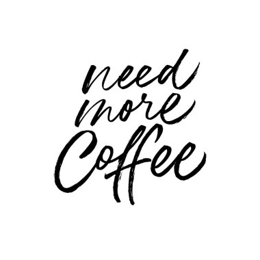 Daha fazla siyah kahve vektörü hattına ihtiyacım var..