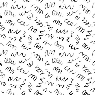 Döndürülmüş fırça darbeleri vektörsüz desen.