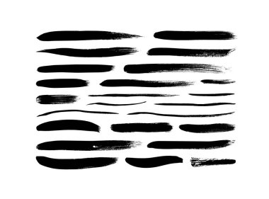 Vektör grungy boya fırça darbeleri koleksiyonu.