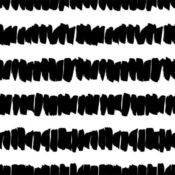 Grunge lignes horizontales vectoriel motif sans couture. — Image vectorielle