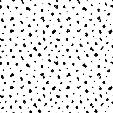 Polka nokta karalama kusursuz vektör deseni.