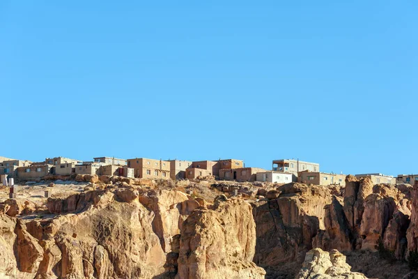 Acoma Pueblo Sky City Prenotazione Nativi Americani Cima Alla Mesa Immagini Stock Royalty Free