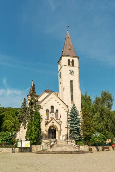 Corazón Jesús Iglesia Católica Centro Tokaj Región Vinícola Tokaj Hungría — Foto de Stock