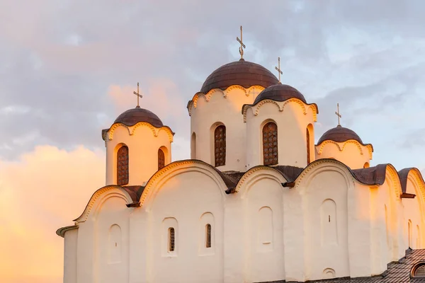 Cattedrale San Nicola Nikolskij Veliky Novgorod Costruita Nel Xii Secolo Foto Stock Royalty Free