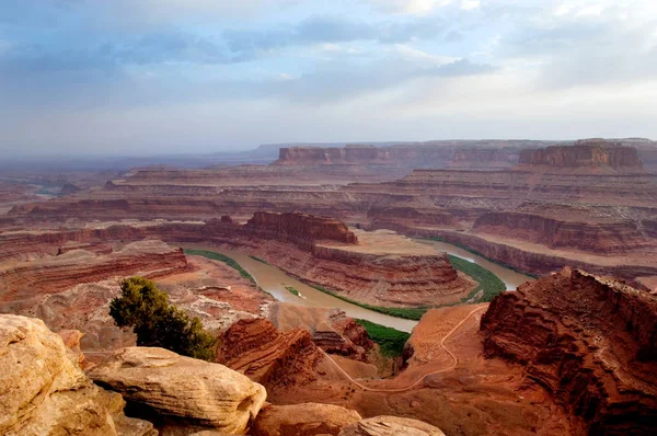 View Colorado River Running Dead Horse Point State Park Utah — Stock Photo, Image