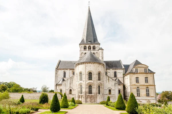 Medeltida Saint Georges Boscherville Abbey Grundades Xii Talet Normandie Frankrike — Stockfoto