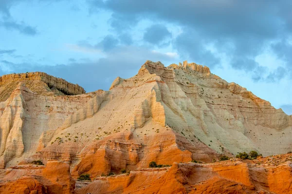 Unikátní Světlé Vrstvy Pískovcových Útvarů Státním Parku Kodachrome Basin Utah — Stock fotografie