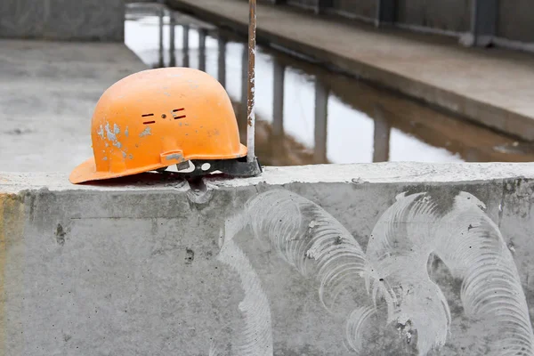 Construction helmet.Safety production.Safety staff on the streak. HR. Labor protection