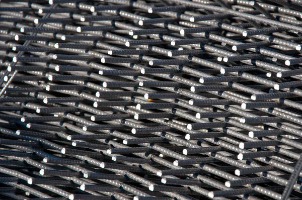 Details from the rebar. Monolithic construction of buildings and structures. — Stock Image Details Rebar Monolithic Construction Buildings Structures Stock Picture