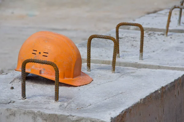 Helmet as a means of personal protection at the construction site.