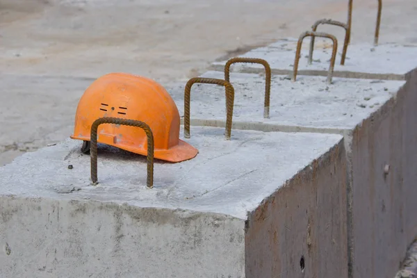 Helmet as a means of personal protection at the construction site.