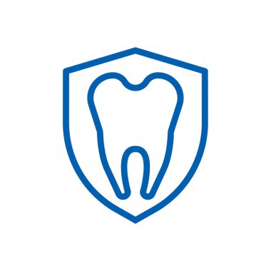 Diş Logo vektör tasarım şablonu. Diş Bakımı.