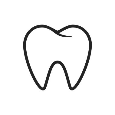 Diş Logo vektör tasarım şablonu. Diş Bakımı.