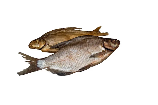 Two Fish Bream One Dried Salted Other Salted Cold Smoked — Stock Photo, Image