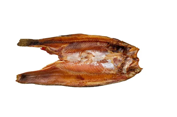 Fish Yaz Κρύα Καπνιστά Στρώματα Απομονώσετε — Φωτογραφία Αρχείου