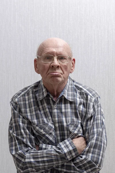 Yaşlı Bir Adamın Portresi Görünüm — Stok fotoğraf