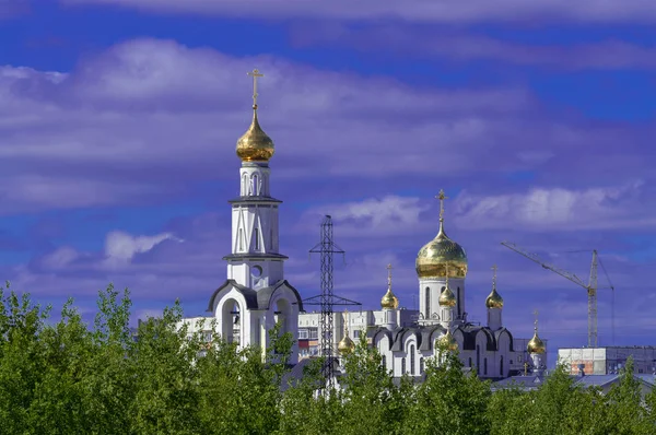 Christian Temple Building Side View Surgut Russia June 2019 — Stock Photo, Image