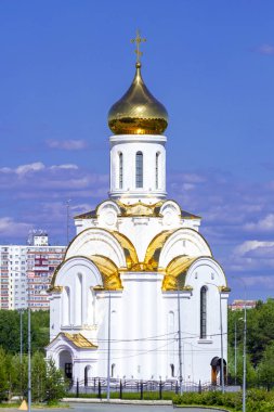 Rus Ortodoks Kilisesi Şapeli. Ön görünüm