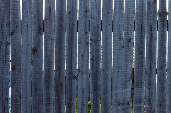 Cinza Velhas Tábuas Verticais Uma Cerca Madeira Vista Frontal — Fotografia de Stock