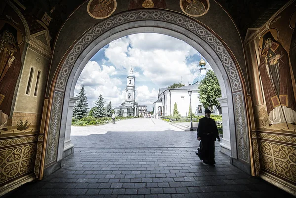 Klasztor Optina Wiosna Charakter Rosji — Zdjęcie stockowe