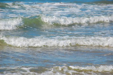 Gerçek deniz sörf arka plan