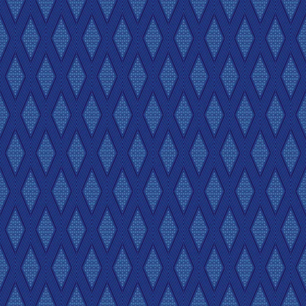 Nahtloses Thaimuster Blau Weiße Moderne Form Für Design Porzellan Keramikfliesen — Stockvektor
