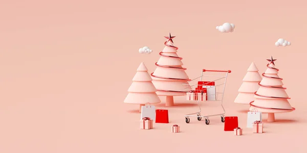 Chrsitmas 디자인의 렌더링 — 스톡 사진