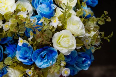 Plastik güller çiçek arka plan