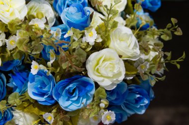 Plastik güller çiçek arka plan