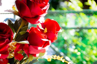 Yapay çiçek, yapay Pastel gül çiçek güzel gül