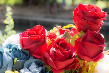 Yapay çiçek, yapay Pastel gül çiçek güzel gül