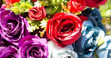 Yapay çiçek, yapay Pastel gül çiçek güzel gül