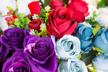 Yapay çiçek, yapay Pastel gül çiçek güzel gül