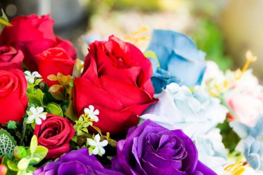 Yapay çiçek, yapay Pastel gül çiçek güzel gül