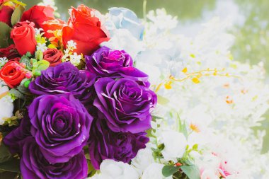 Yapay çiçek, yapay Pastel gül çiçek güzel gül