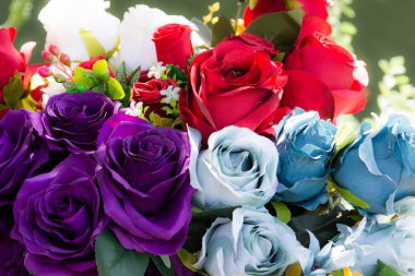 Yapay çiçek, yapay Pastel gül çiçek güzel gül