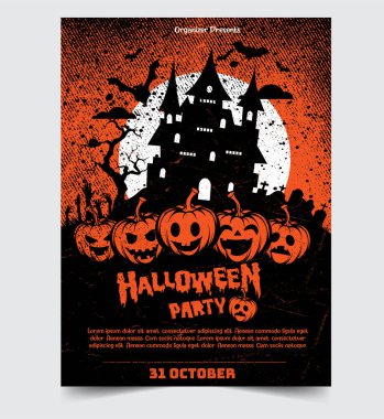 Cadılar Bayramı parti geçmişi dolunaylı Cadılar Bayramı pankartları balkabaklı