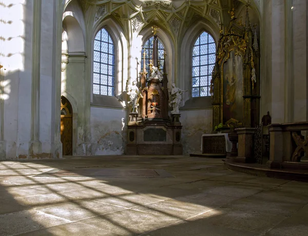 Kladruby República Checa Octubre 2018 Viajes Europeos Iglesia Decoración Interior —  Fotos de Stock