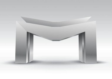 3D giriş kapısı sergi vektör izole arka plan üzerinde modern tarzı ile düzenlenebilir