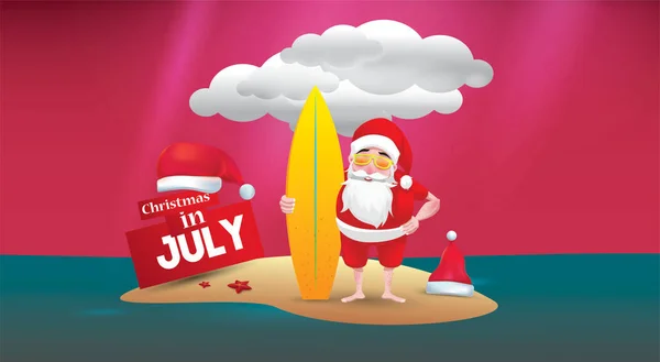 Jul Juni Juli Augusti För Affisch Marknadsföring Reklam Sommarrea Gratulationskort — Stock vektor