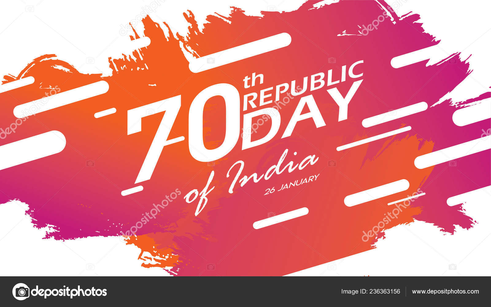 幸せなインド共和国日ベクター イラストや 日お祝いポスターの背景やバナーの背景ベクトル ストックベクター C Vavectors