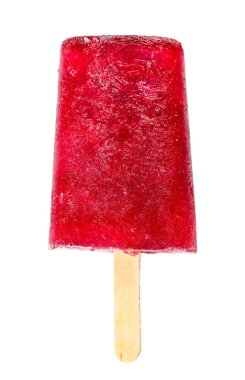 Beyaz izole zemin suyu yakın çekim dondurulmuş