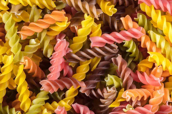 Abstract Background Colored Pasta Texture Close — Stock Photo, Image