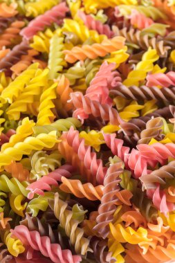 renkli makarna doku yakın çekim arka plan