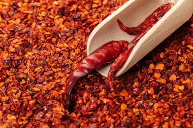 Gıda arka plan kuru biber closeup doku