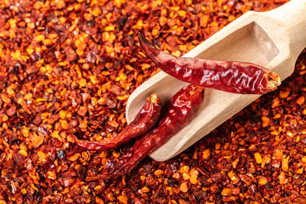 Gıda arka plan kuru biber closeup doku