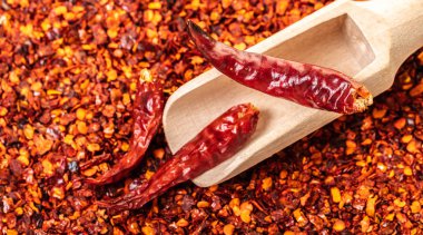 Gıda arka plan kuru biber closeup doku