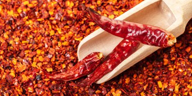 Gıda arka plan kuru biber closeup doku