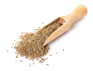 baharat beyaz izole arka planda kuru kimyon